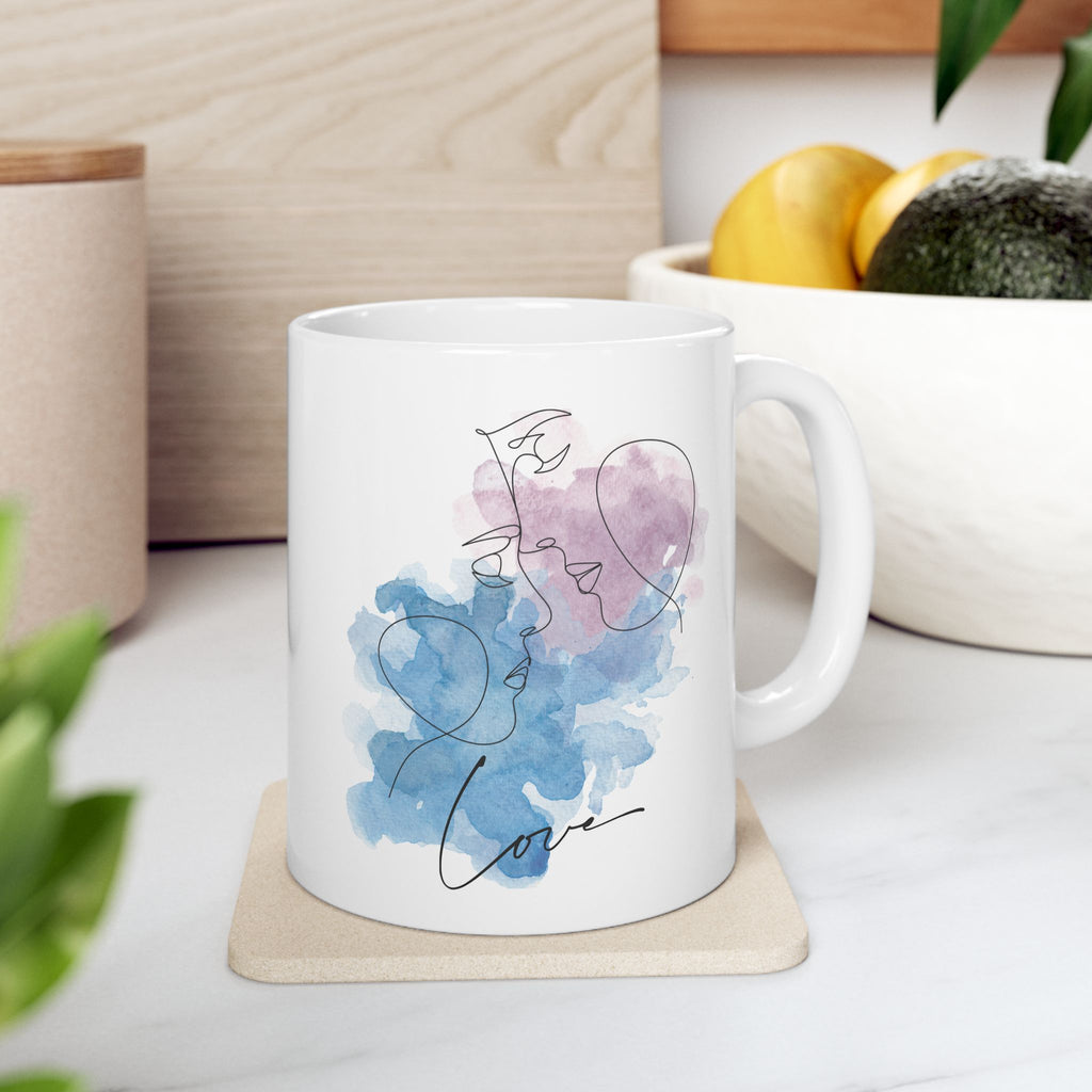 You Are One Ceramic Mug – Watercolor Design (11oz, 15oz)