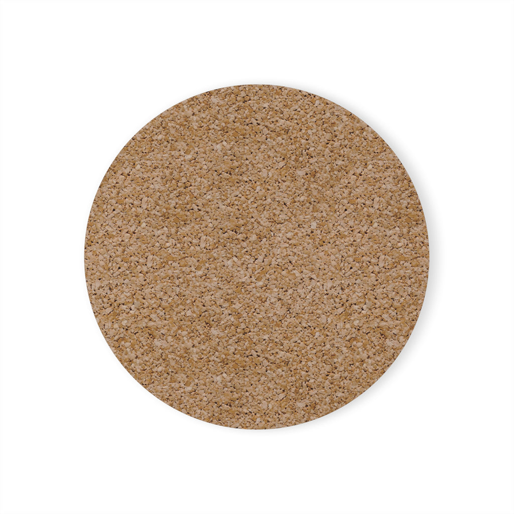 You Are Enough Cork Back Coaster — Inspirational Floral Drink Coaster
