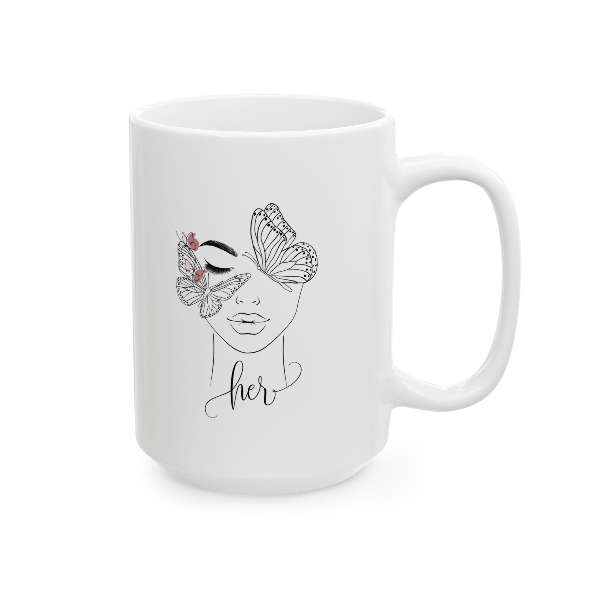 Her- ButterFace Ceramic Mug (11oz & 15oz)